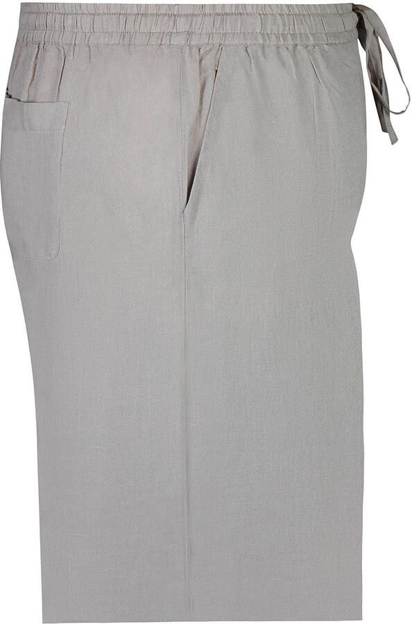 Zhenzi wide leg regular waist broek taupe - Foto 2