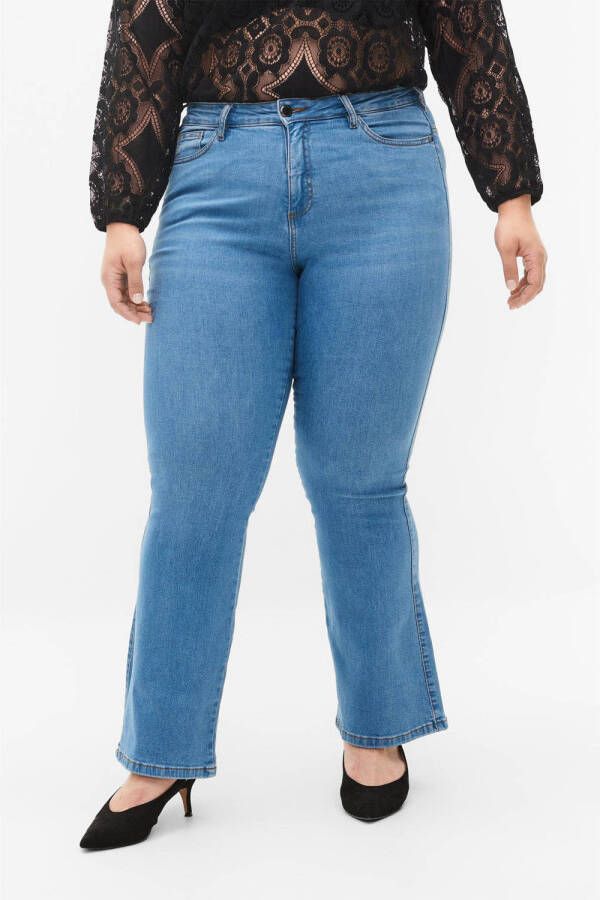 Zizzi JOLIVIA bootcut jeans blauw