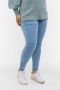 Zizzi high waist cropped super slim fit jeans AMY light denim - Thumbnail 1