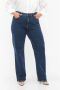 Zizzi high waist slim fit jeans dark blue denim - Thumbnail 1