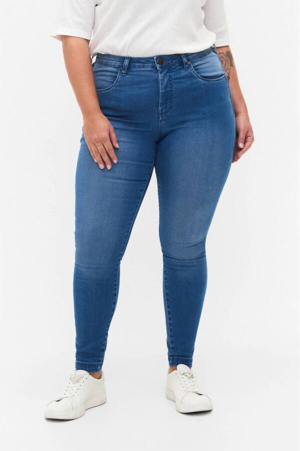Zizzi Slim fit jeans ZI-AMY LONG elastische katoen-stretch