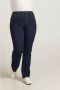 Zizzi high waist slim fit jeans Nile dark denim - Thumbnail 1