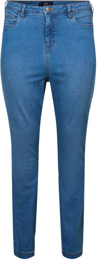 Zizzi high waist super skinny jeans JTARA blauw