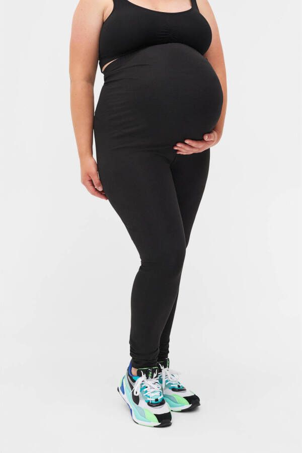 Zizzi Maternity skinny zwangerschapslegging ELINA zwart Broek Dames Stretchkatoen 42 44