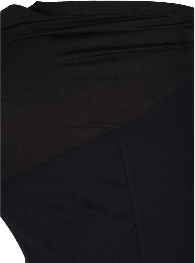 Zizzi Maternity zwangerschapsrok zwart Dames Viscose Effen 50 52
