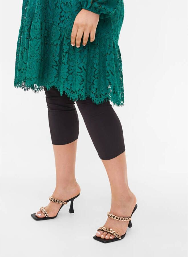 Zizzi Plus Size 3 4 legging zwart