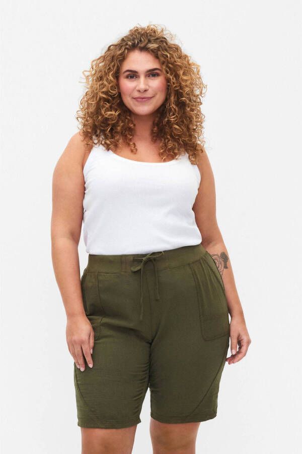 Zizzi regular fit chino JEASY groen