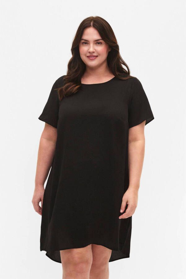 Zizzi T-shirtjurk CAANNI zwart