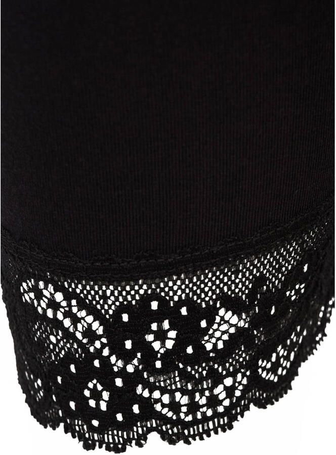 Zizzi 3 4 legging met kant zwart - Foto 2