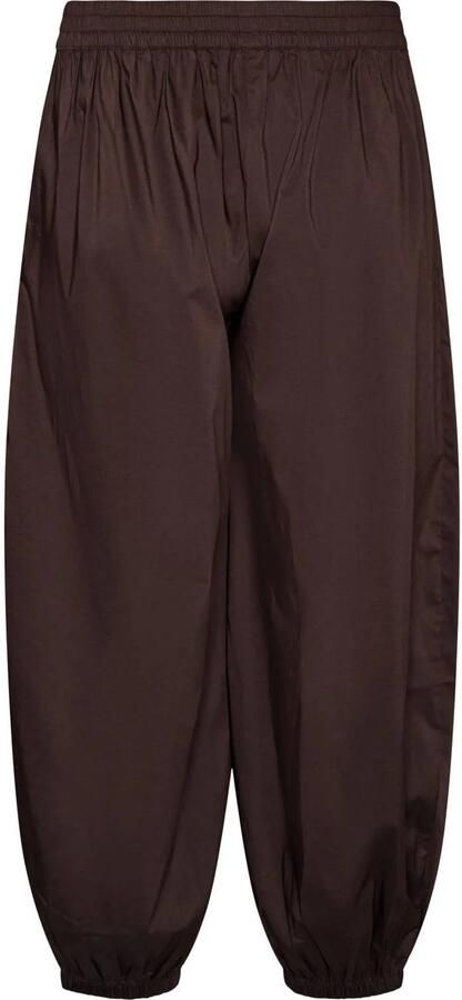 Zizzi ballon broek Plus Size donkerbruin - Foto 3