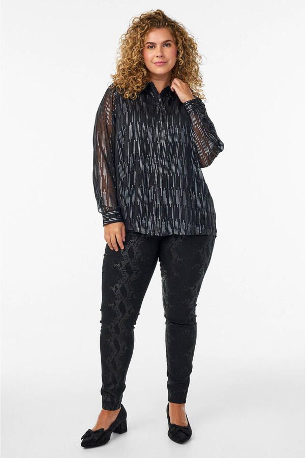 Zizzi blouse zwart - Foto 2