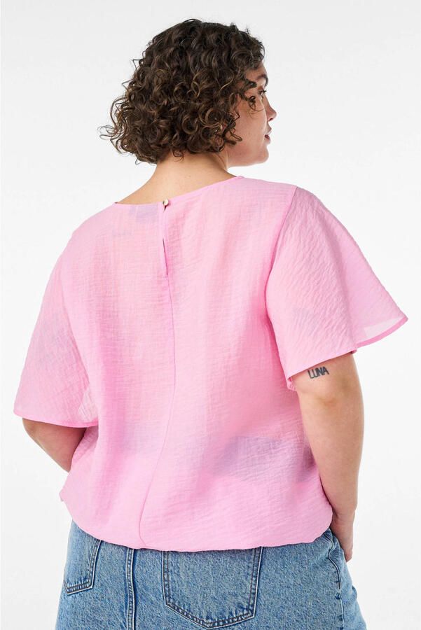 Zizzi blousetop Plus Size roze - Foto 2