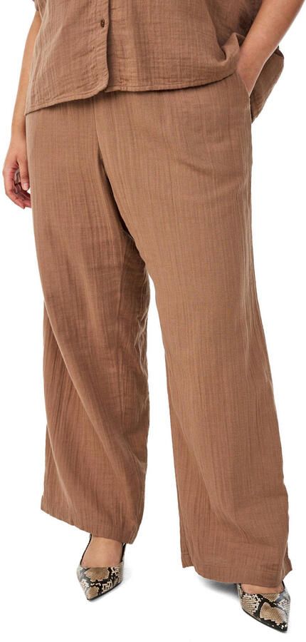Zizzi casual broek bruin
