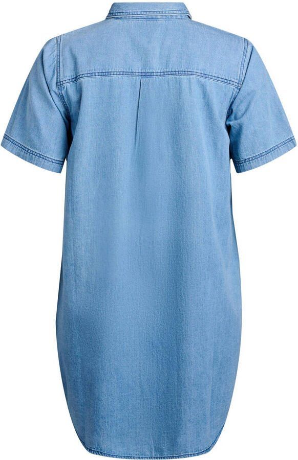 Zizzi denim jurk medium blue denim - Foto 3