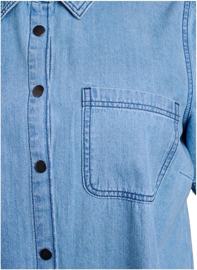 Zizzi denim jurk medium blue denim - Foto 2