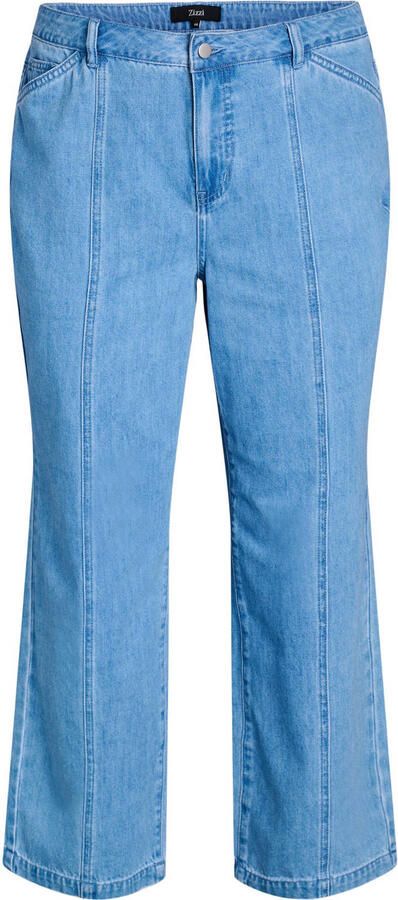 Zizzi flared jeans light blue denim - Foto 3