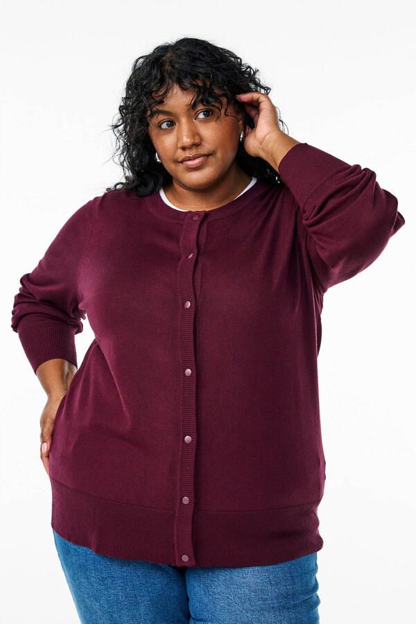 Zizzi gebreid vest