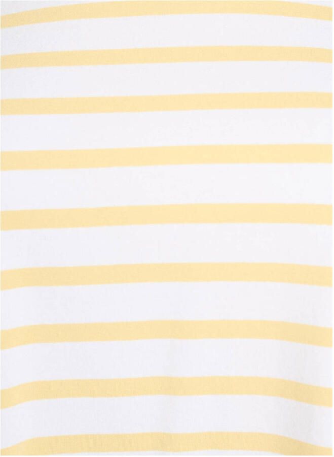 Zizzi gestreepte T-shirt ecru - Foto 3