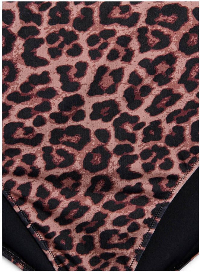 Zizzi high waist bikinibroekje CAANNE bruin - Foto 2