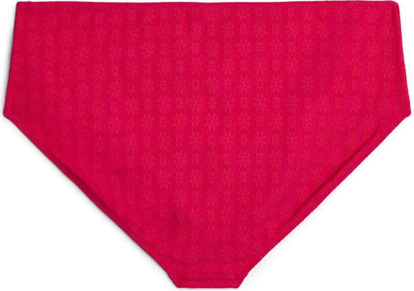 Zizzi high waist bikinibroekje Salina rood - Foto 2