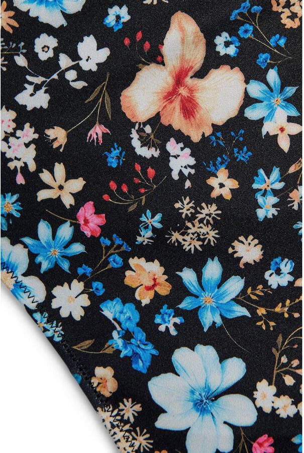 Zizzi high waist brazilian bikinibroekje CAANNE zwart multi - Foto 2
