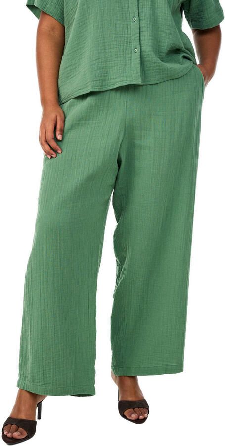 Zizzi high waist broek groen