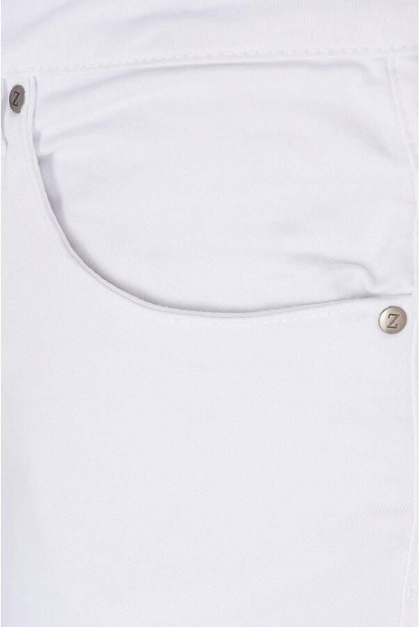 Zizzi high waist capri jeans AMY wit