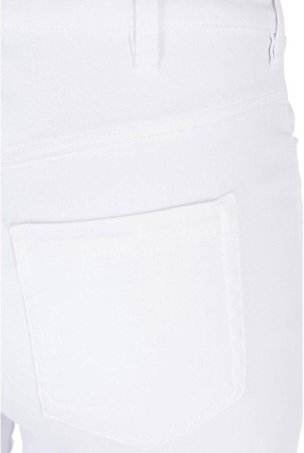 Zizzi high waist capri jeans AMY wit - Foto 2