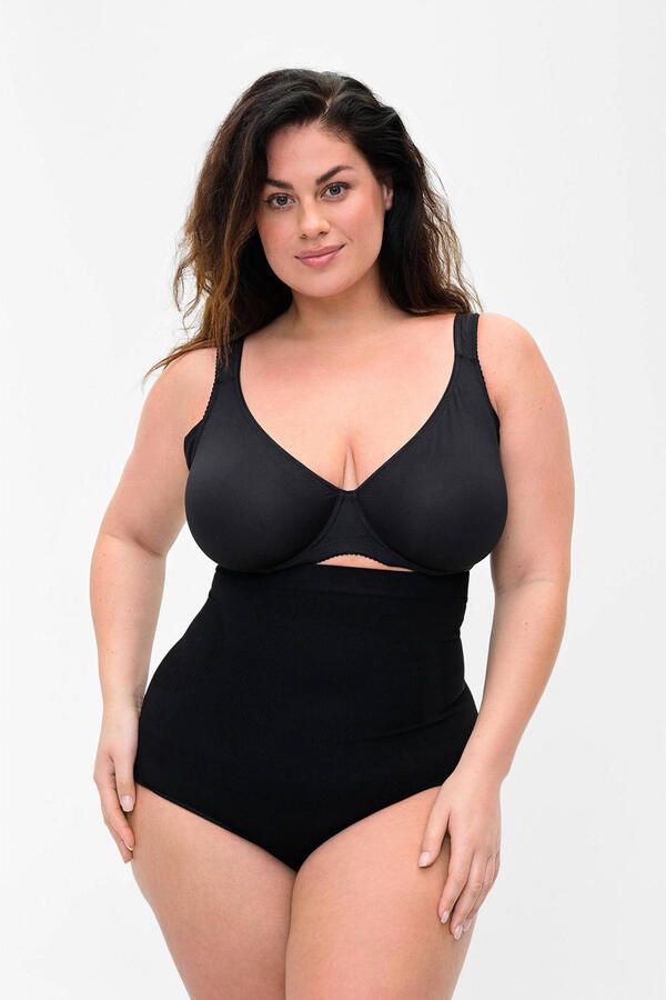 Zizzi high waist corrigerende slip zwart - Foto 3