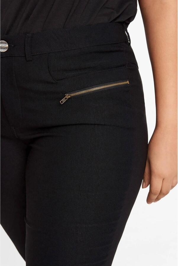 Zizzi high waist skinny tregging JEVA zwart - Foto 2