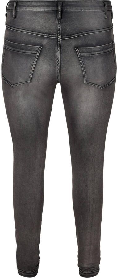 Zizzi Slim fit jeans ZI-AMY LONG elastische katoen-stretch