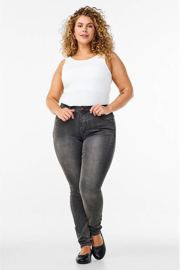 Zizzi Slim fit jeans ZI-AMY LONG elastische katoen-stretch - Foto 2