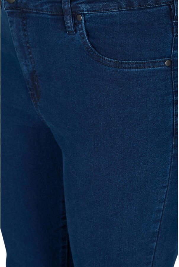 Zizzi high waist super slim jeans Amy dark denim