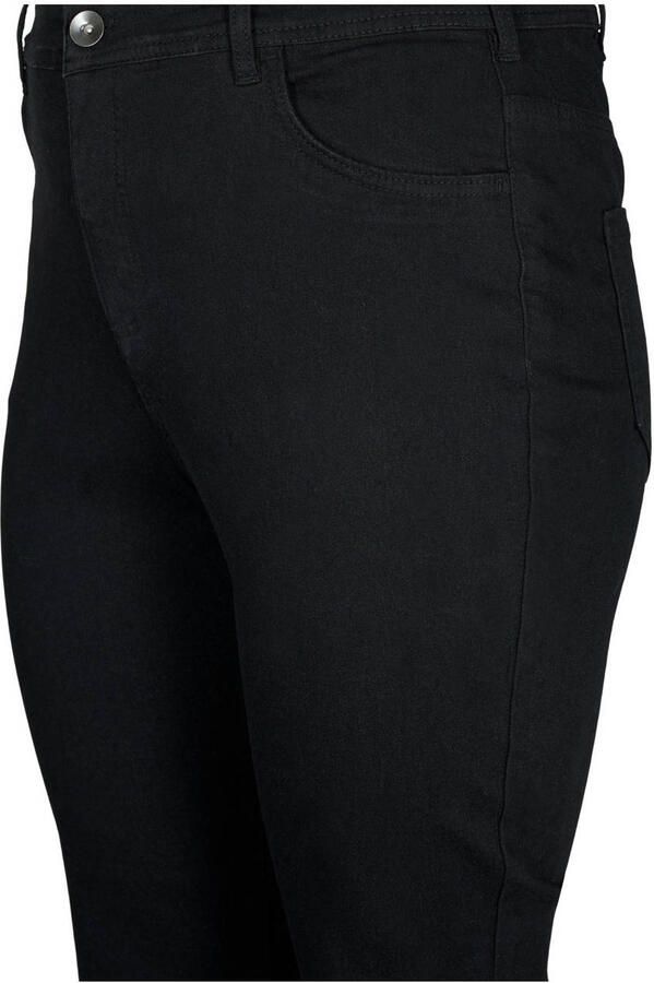 Zizzi high waist bootcut jeans black denim - Foto 4