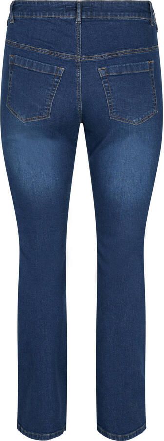Zizzi high waist bootcut jeans dark blue denim - Foto 3