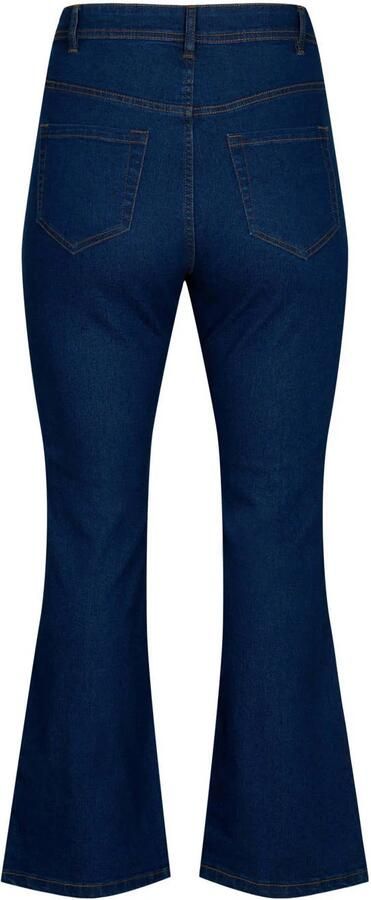 Zizzi high waist bootcut jeans dark blue denim - Foto 3