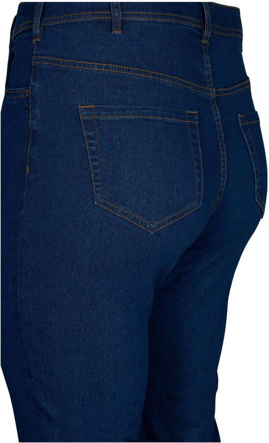 Zizzi high waist bootcut jeans dark blue denim - Foto 2