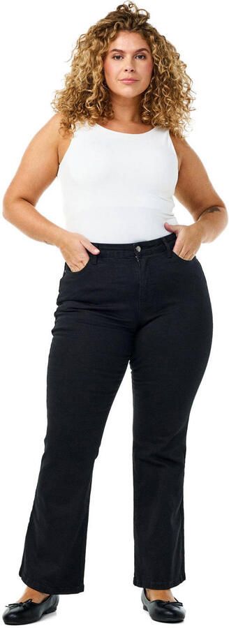 Zizzi high waist bootcut jeans zwart - Foto 3