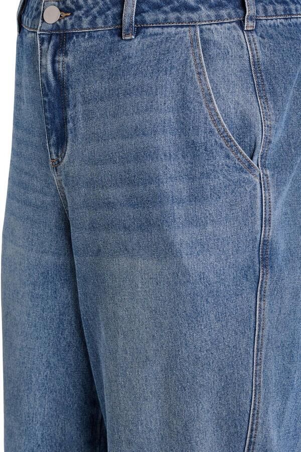 Zizzi high waist loose fit jeans medium blue denim - Foto 3