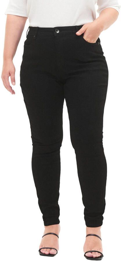 Zizzi high waist skinny jeans zwart