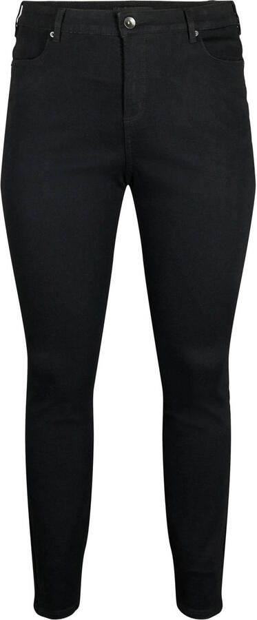 Zizzi high waist skinny jeans zwart - Foto 3