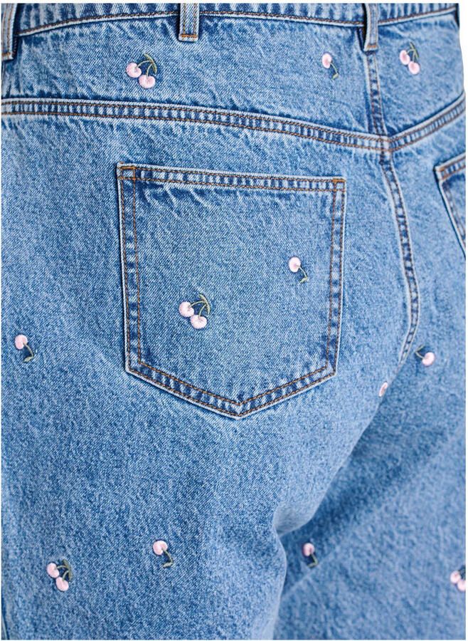 Zizzi high waist straight leg jeans medium blue denim - Foto 2