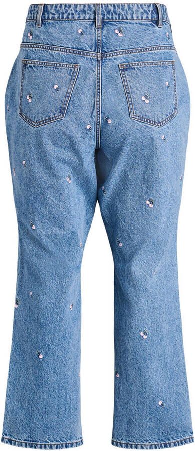 Zizzi high waist straight leg jeans medium blue denim - Foto 3