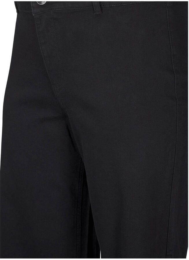 Zizzi high waist wide leg jeans black denim - Foto 2