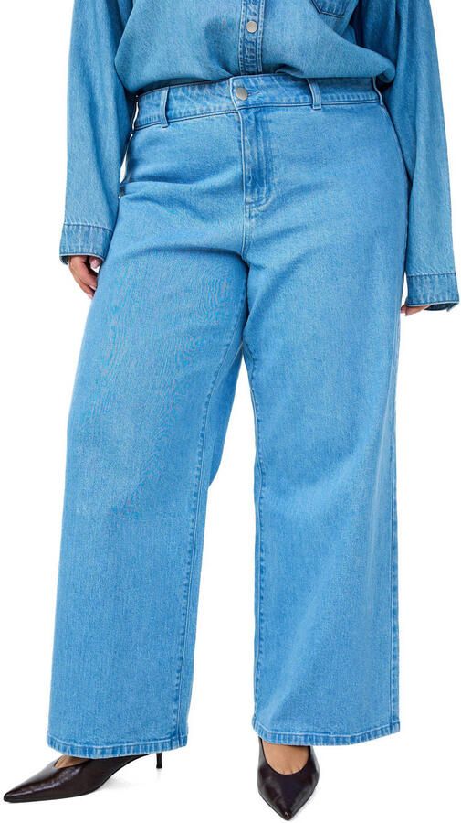 Zizzi high waist wide leg jeans