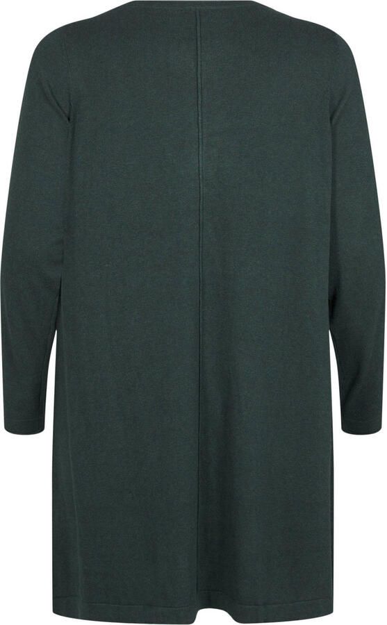 Zizzi jurk MSHAPE donkergroen