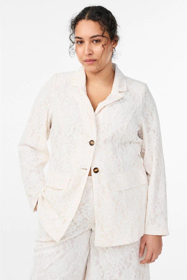 Zizzi kanten regular blazer