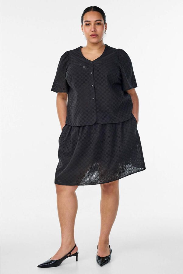 Zizzi korte broek Plus Size zwart