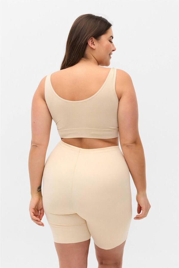 Zizzi licht corrigerende short lichtbeige - Foto 2