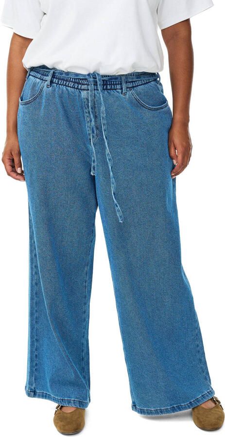 Zizzi loose fit jeans Plus Size medium blauw denim